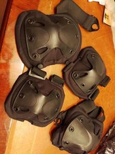 Outdoor Sports Tactical Skate Pads Knee Black Youth-Large