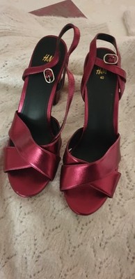 H&M Damen Sandalen Gr. 40 Sandaletten Outdoorsandalen Komfortschuhe Schwarz