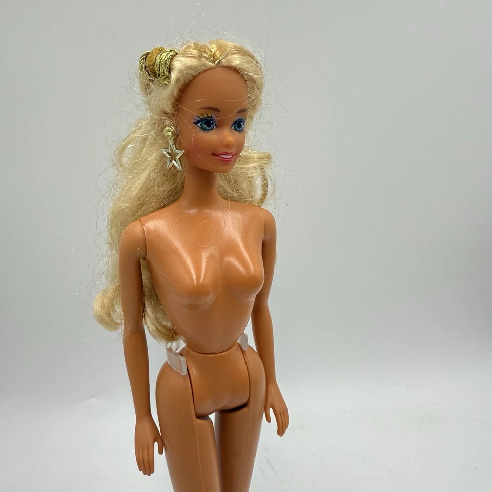 Muñeca Barbie Sun Sensation 1991 desnuda pelo brillante reparación roble Foto 2 de 4