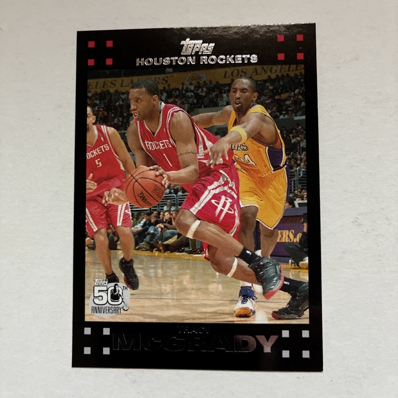 2007-08 Topps Basketball 50th Anniversary Tracy McGrady #101 w/ Kobe Bryant