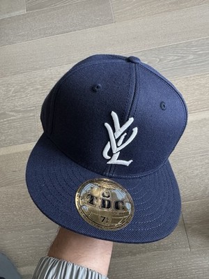 7 5/8 Playboi Carti YVL Fitted Hat Navy White Opium    BRAND NEW SHIPS ASAP
