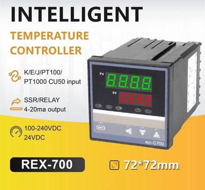 Temperature Controller REX-C700 PID SSR Relay Output Universal Input Panel Mount