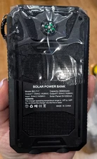 BZ-717 Solar Powered Power Bank Wireless 36800 mah compass