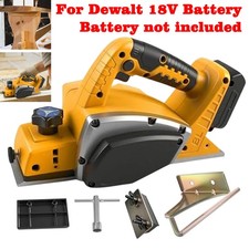Cordless Planer 82mm Electric Handheld Wood Plane Machine For Dewalt 18V Battery