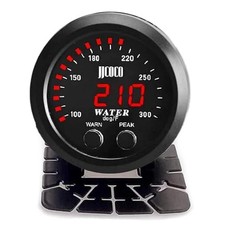 Universal 52mm Water Temperature Gauge with Alarm and 1/8 Npt Sensor Car Digi...