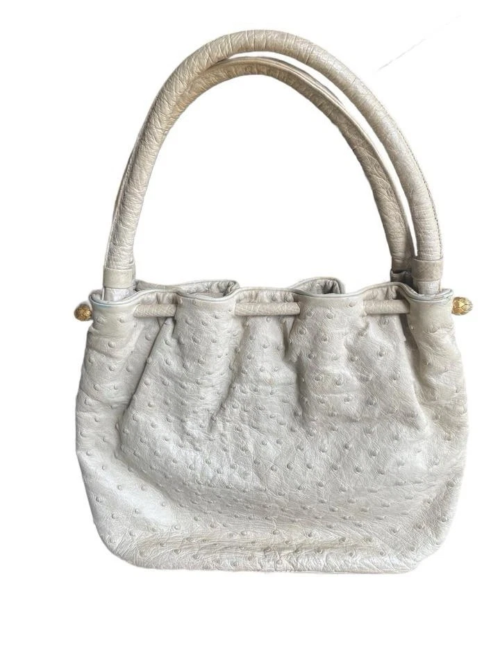 Cartera vintage de avestruz Koret Foto 2 de 3