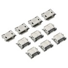 Micro USB Type B Connector 5Pins Female Plug Socket 90 Degree 5.8×8×3mm 10Pcs
