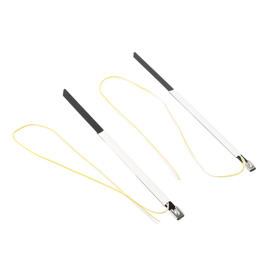 2x Tiras de luz intermitentes LED indicadores intermitentes horquilla moto moto ámbar Foto 4 de 4