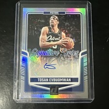 2024 Panini Donruss Signature Series Tosan Evbuomwan #SS-TEP Auto