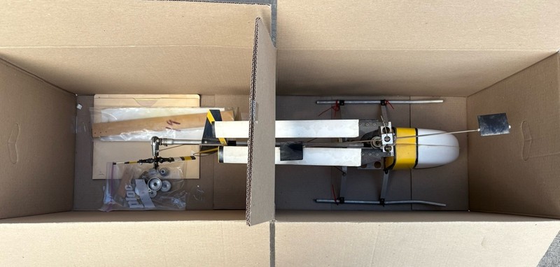 Vintage GMP Cricket RC Helicopter With Extra Parts & Manual