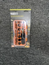 Klein Tools 33805 ProFlex Impact Screwdriver Bit and Socket Set, 38-Piece New