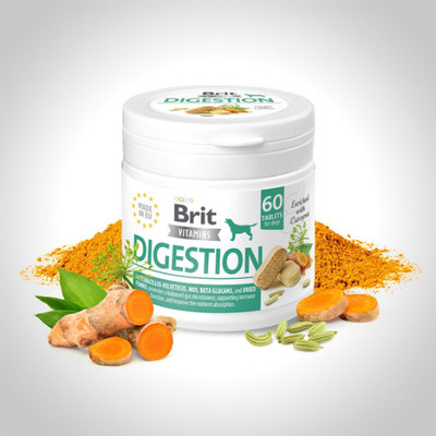 BRIT Vitamins Digestion unterstützt die Verdauung alle Rassen adult 60 Tab.