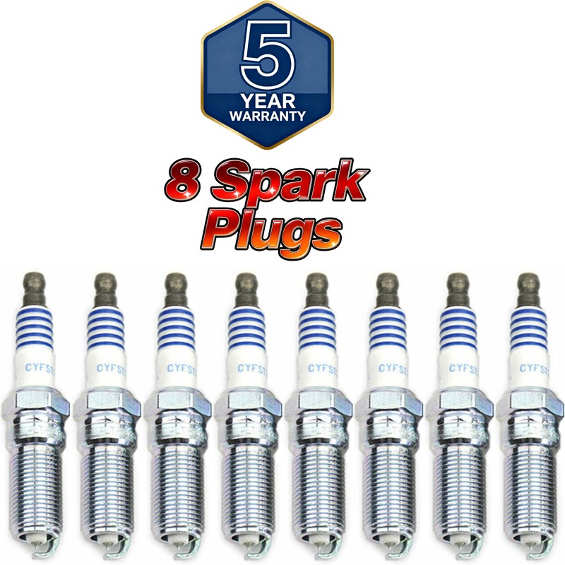 8PCS Land Rover LR2 Range Evoque Sport2.0 SPARK PLUG SET x4 LR025605 LR123892