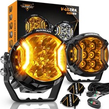 AUXBEAM 3"inch 108W Side Shooter LED Work Driving Light Spot Fog Pods Amber DRL