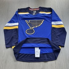 Fanatics St. Louis Blues Premium NHL Men’s Hockey Jersey Size L 52 Fight Strap