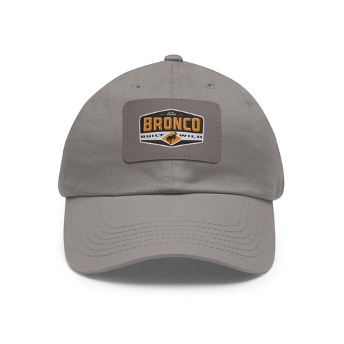 Stylish Leather Patch Dad Hat, Casual Cap for Outdoors, Gift for Bronco Owner - Picture 86 of 97