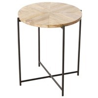 Kaffeetisch Mit Mangoholzplatte Mandi, Ø 46 Cm