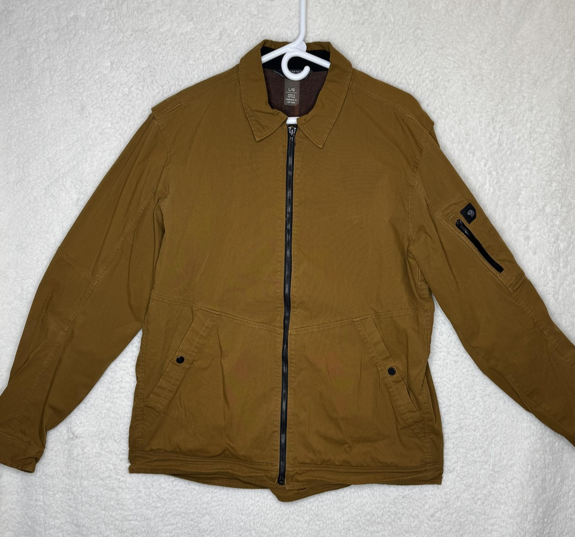 Mountain Hardwear Jacket Mens Large Zip Front Outdoor Utility