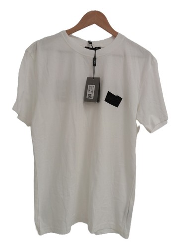 BALENCIAGA PARIS Men's White Casual Logo T-Shirt Cotton Unused With Tags UK L