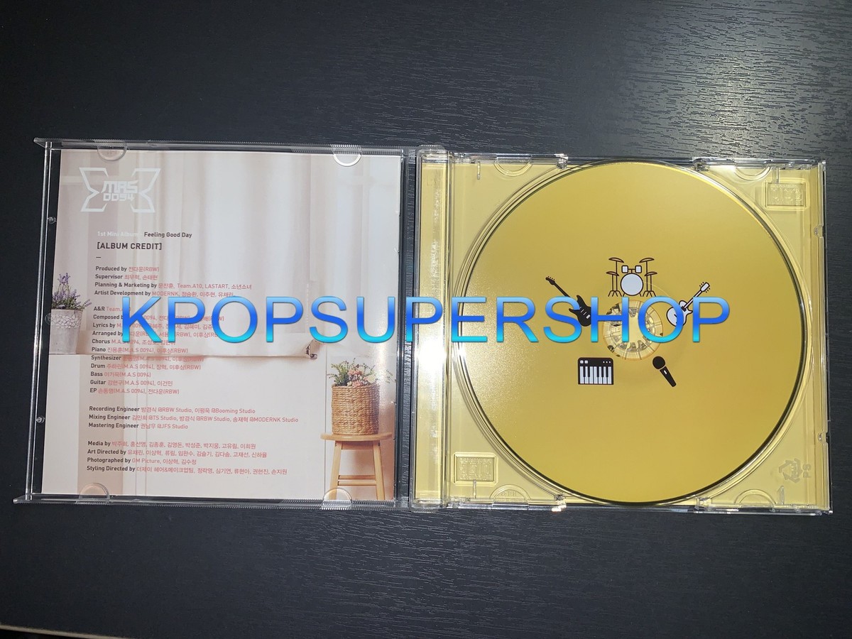 M.A.S 0094 1st Mini Album Feeling Good Day Autographed Signed CD