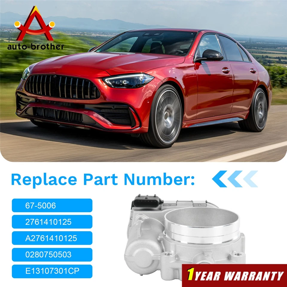 Cuerpo del acelerador para Mercedes-Benz C300 2013-2014 E350 S450 S63 AMG 2761410125 Foto 4 de 4