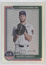 2022 Panini USA Baseball Stars & Stripes Holo Silver 22/80 Carson Palmquist k1f