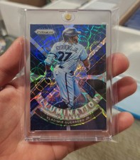 2021 Panini Prizm Vladimir Guerrero Jr Ssp Blue Kaleidoscope Illumination #19/35