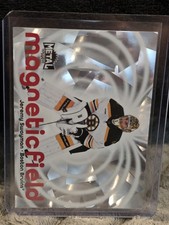 2025-2026 Skybox Metal Jeremy Swayman Magnetic Field. Case Hit. Sp