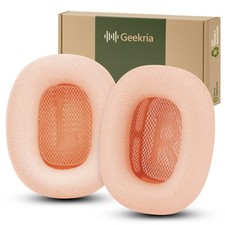 Geekria Mesh Fabric Ear Pads for Apple AirPods MAX AirPods MAX 2 Orange 