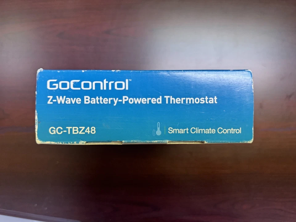 GoControl GC-TBZ48 Z-Wave Battery-Powered Thermostat - Smart Climate Control New - Image 4 of 4