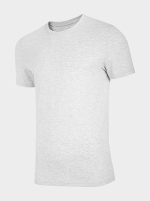 4F Smooth Stylish T-Shirt Regular Herren Grau Größe XXL 180GSM