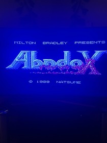 AbadoX The Deadly Inner War Nintendo Entertainment  NES Video Game Cartridge 