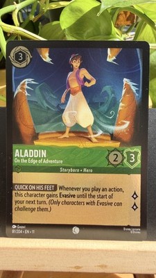 Disney Lorcana TCG Winterspell Aladdin 81/204 Holo Common
