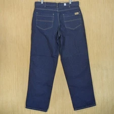 Cintas 394 Denim Mens Jeans Waist 34 Inseam 32 Dark Wash Straight Fit New