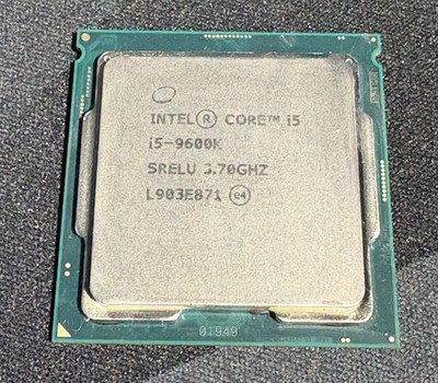 Intel Core i5-9600K (SRELU) CPU 3.70GHz 6-Core LGA1151 Processor