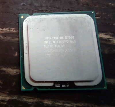 Intel Core 2 Duo E7500 2.93GHz Dual-Core Vintage Retro Gaming Processor