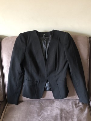 h&m collarless blazer