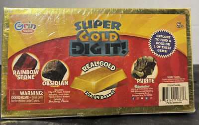 Super Gold Dig It! Supersized Treasure Inside. Chance for Real Gold. Grinstudios