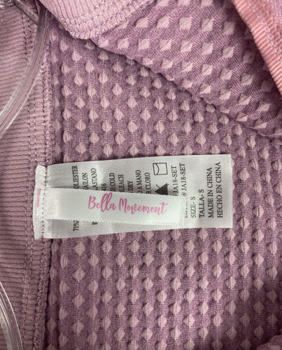 Lots of 3 Bella Movement Children's Activewear Top S Black/Pink Cotton Blend - Picture 4 of 6