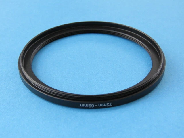 72mm to 62mm Stepping Step Down Ring Camera Lens Filter Adapter Ring 72-62mm - Image 2 of 2