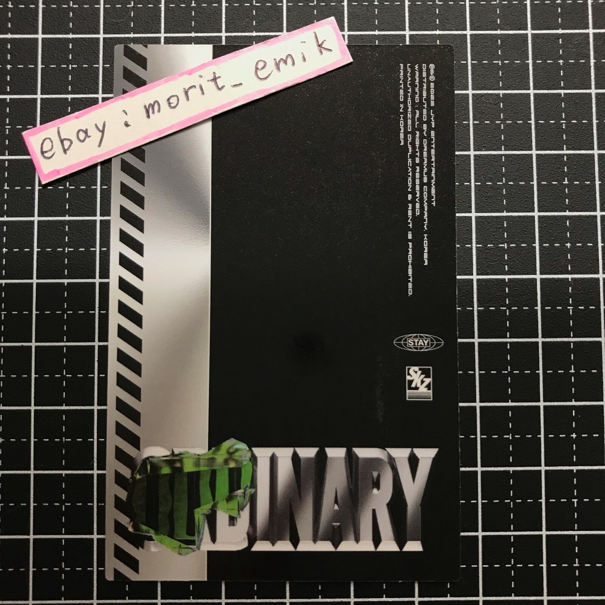 Stray Kids CHANGBIN ID - ODDINARY - official Photo card Mini Album