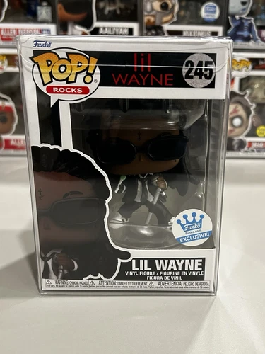 New Funko Pop Lil Wayne 245 Rocks Gift Toy Model Figure Music Rap Hip-Hop