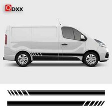 1set  Car Door Stickers For Renault Trafic 3 2 Fiat Camper Van Vinyl Film