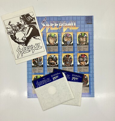 Spotlight Software - Speedball 5.25  Floppy - No Box