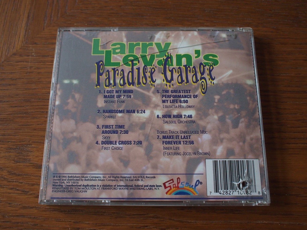Larry Levan's Paradise Garage Compilation CD Album 1996