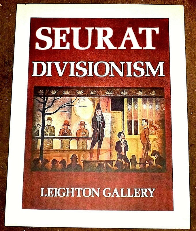 GEORGES SEURAT DIVISIONISM LITHOGRAPH PRINT POSTER 26 X 20 INCHES