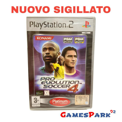 PES PRO EVOLUTION SOCCER 4 PS2 PLAYSTATION 2 GAME NEW FOR Italian PAL FOOTBALL