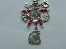 CAT MOM KITTEN CAT PAW LOVE MY CAT KEY CHAIN PURSE CLIP BAG CHARM BACKPACK FOB
