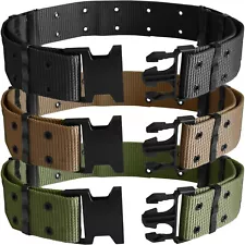Police Security Tactical Combat Gear Utility Nylon Belt Men Heavy-Duty Work Belt