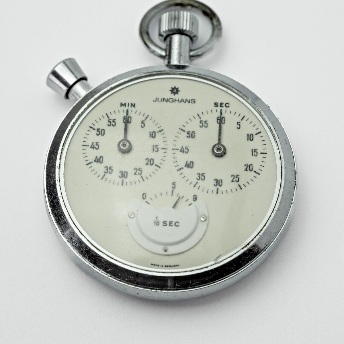 Junghans クラシックメカニカル置時計 JUNGHANS 1/10 SECOND STOPWATCH, MADE IN GERMANY | eBay